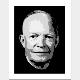 Dwight D. Eisenhower Black and White Posters and Art